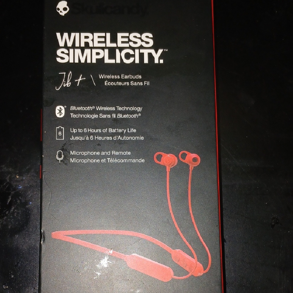 Skullcandy Red Wireless Headset with Neckband
